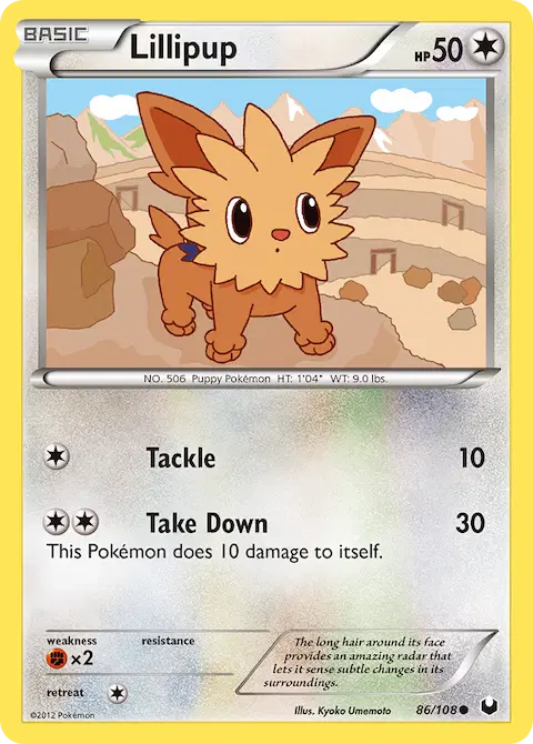 Lillipup, Dark Explorers 86/108