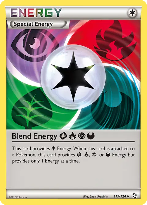 Blend Energy Grass Fire Psychic Darkness, Dragons Exalted 117/124