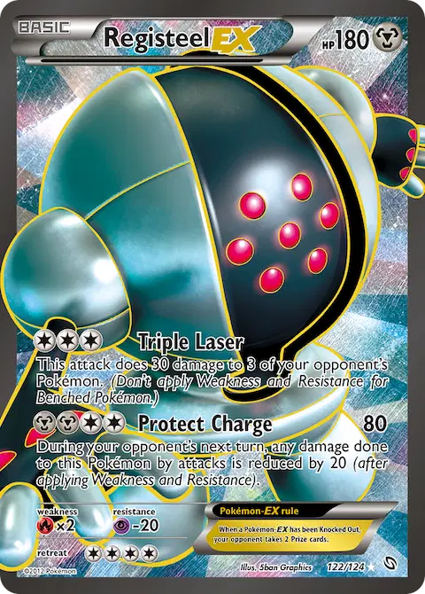 Registeel-EX, Dragons Exalted 122/124
