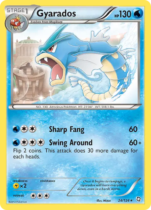 Gyarados, Dragons Exalted 24/124