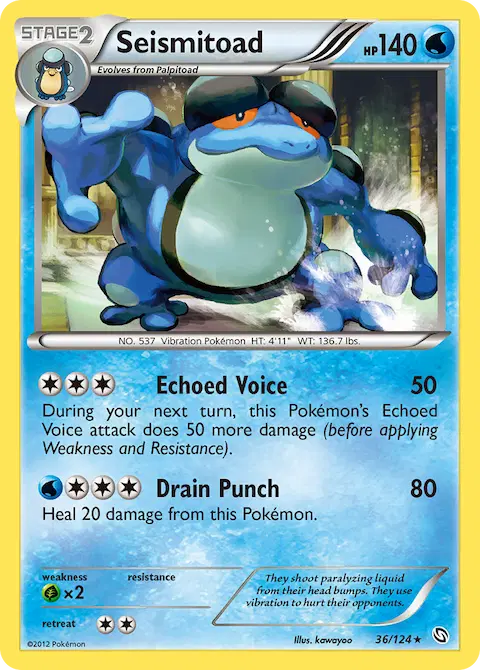 Seismitoad, Dragons Exalted 36/124