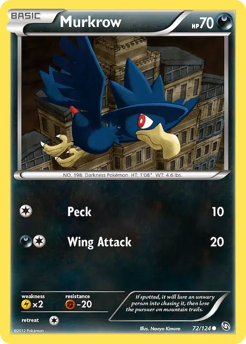 Murkrow, Dragons Exalted 72/124