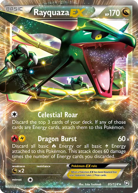 Rayquaza-EX, Dragons Exalted 85/124