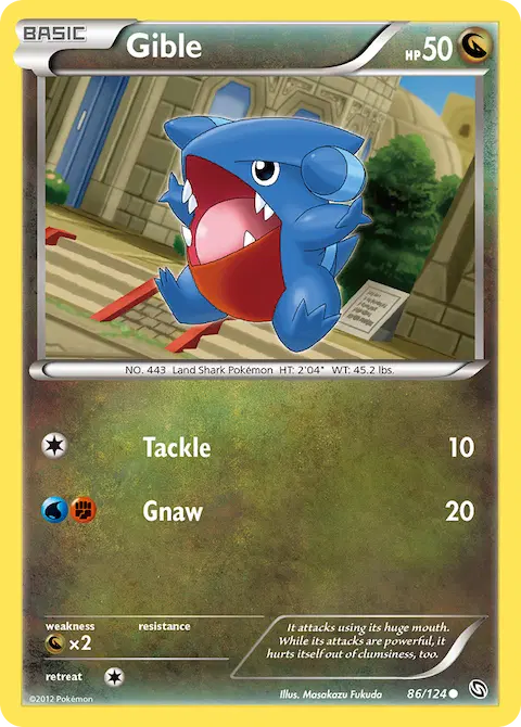 Gible, Dragons Exalted 86/124