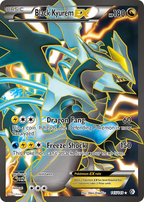 Black Kyurem-EX, Boundaries Crossed 145/149