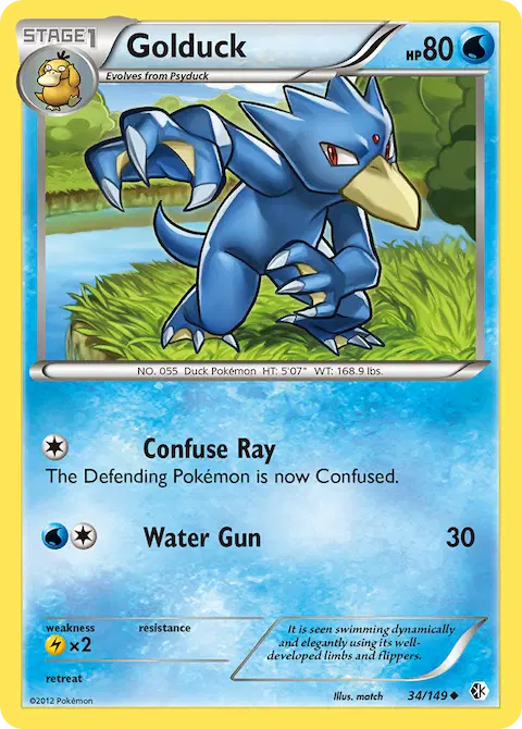 Golduck, Boundaries Crossed 34/149