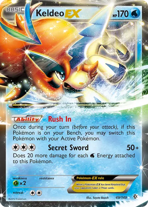 Keldeo-EX, Boundaries Crossed 49/149
