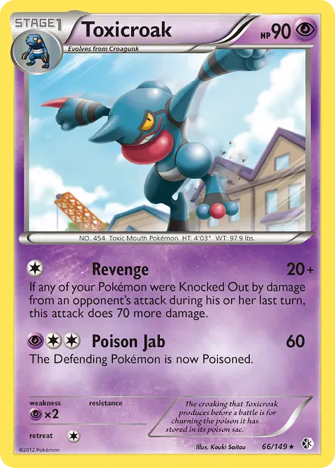 Toxicroak, Boundaries Crossed 66/149