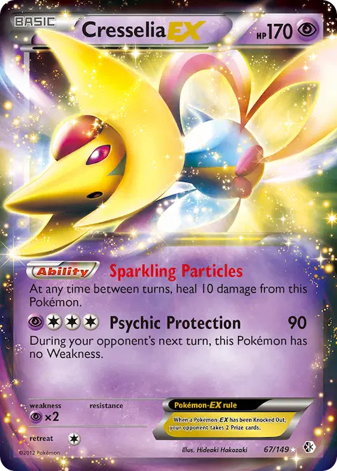 Cresselia-EX, Boundaries Crossed 67/149