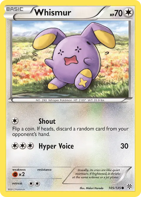 Whismur, Plasma Storm 105/135