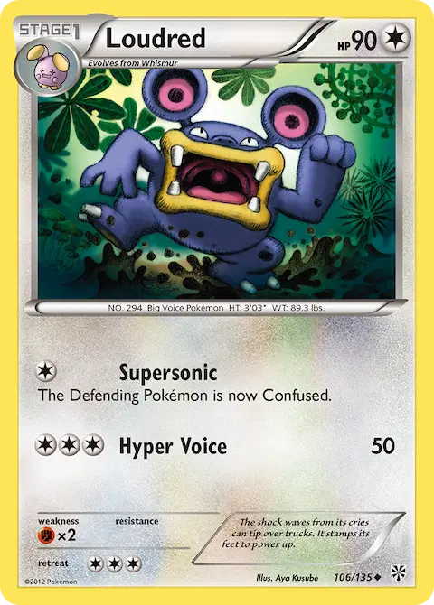 Loudred, Plasma Storm 106/135