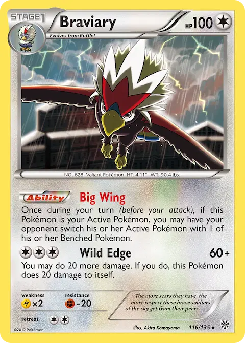 Braviary, Plasma Storm 116/135