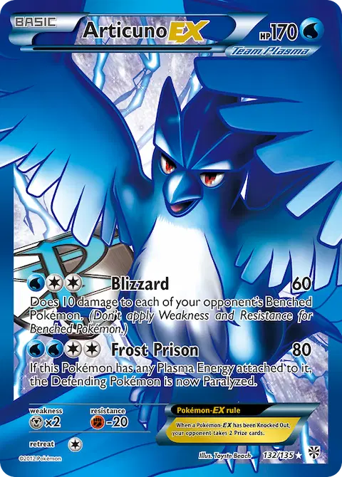Articuno-EX, Plasma Storm 132/135
