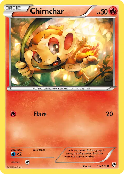 Chimchar, Plasma Storm 15/135