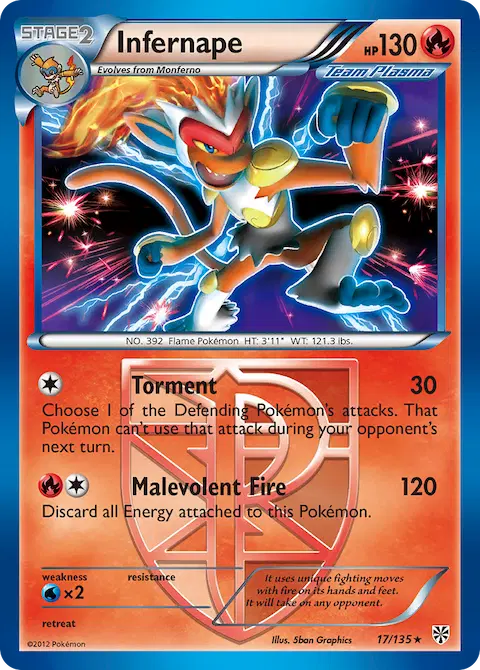 Infernape, Plasma Storm 17/135