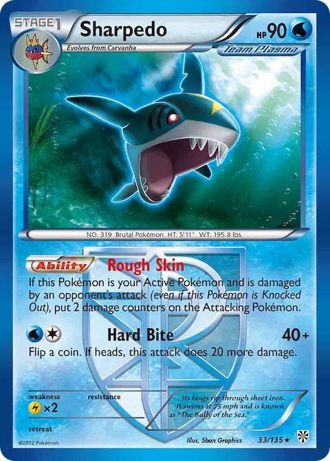 Sharpedo, Plasma Storm 33/135