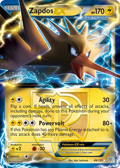 Zapdos-EX, Plasma Storm 48/135