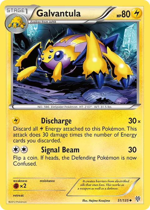 Galvantula, Plasma Storm 51/135