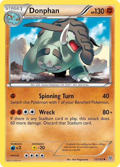 Donphan, Plasma Storm 72/135