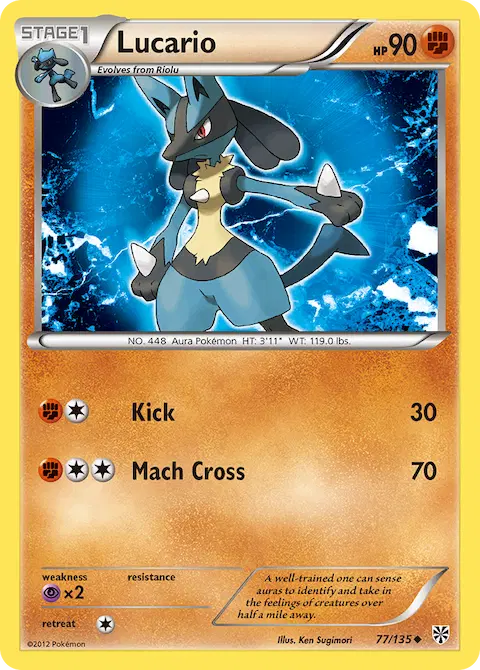Lucario, Plasma Storm 77/135