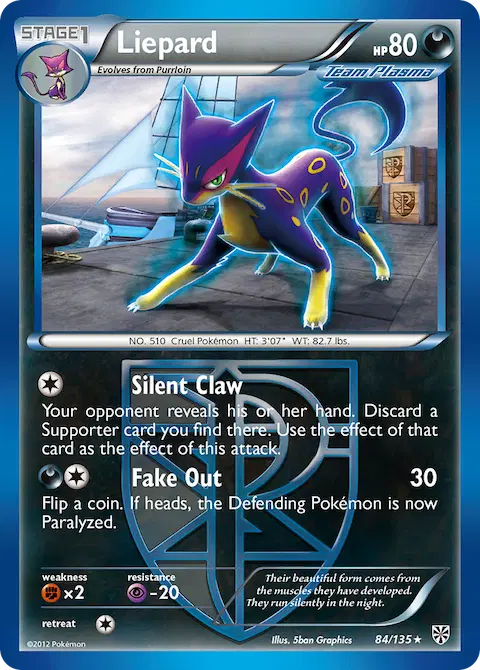 Liepard, Plasma Storm 84/135