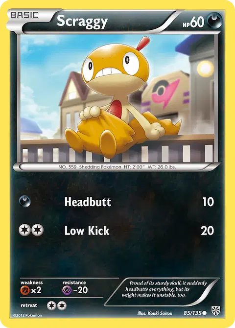 Scraggy, Plasma Storm 85/135