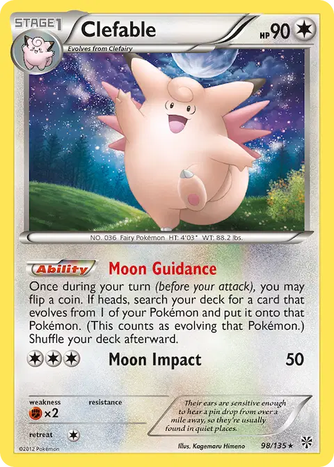 Clefable, Plasma Storm 98/135