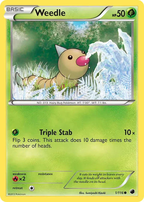 Weedle, Plasma Freeze 1/116