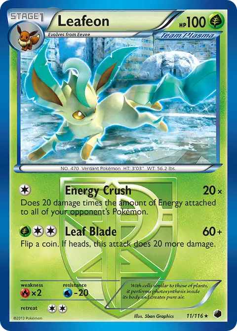 Leafeon, Plasma Freeze 11/116