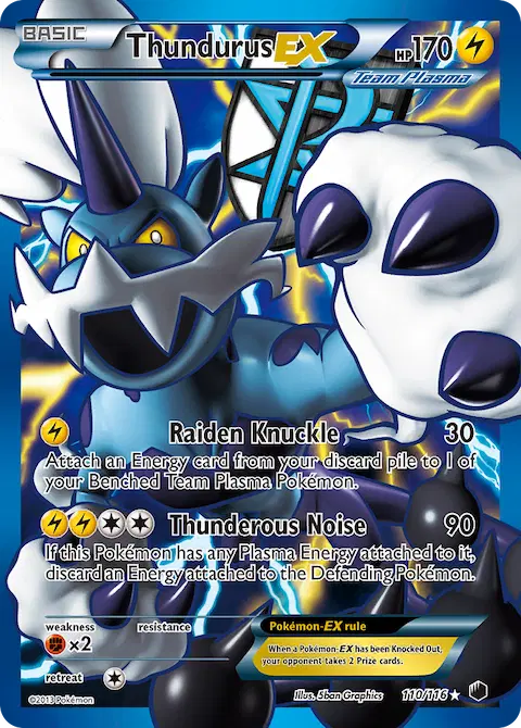 Thundurus-EX, Plasma Freeze 110/116