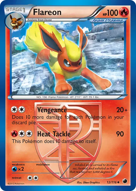 Flareon, Plasma Freeze 12/116