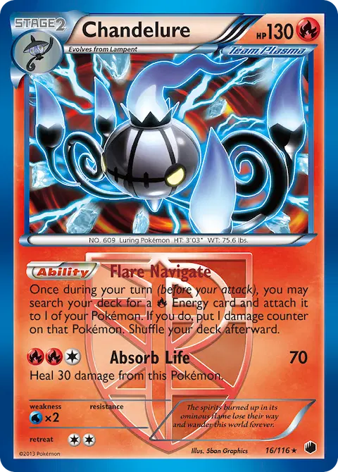 Chandelure, Plasma Freeze 16/116