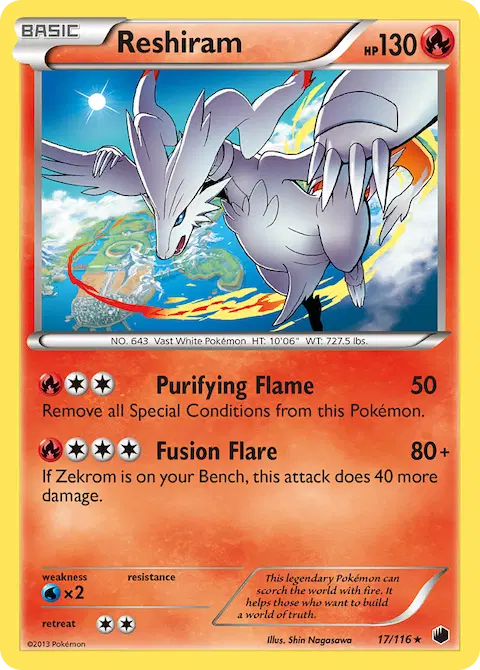 Reshiram, Plasma Freeze 17/116