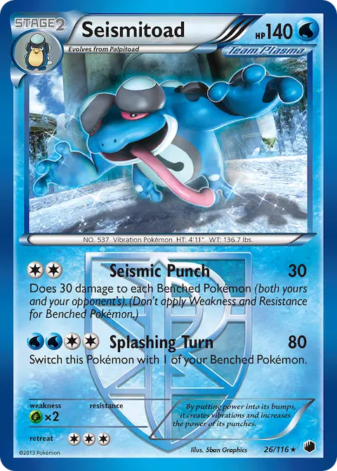 Seismitoad, Plasma Freeze 26/116