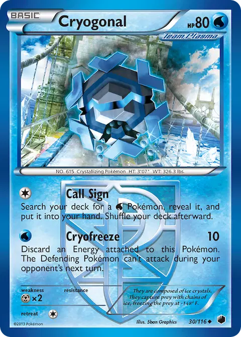 Cryogonal, Plasma Freeze 30/116