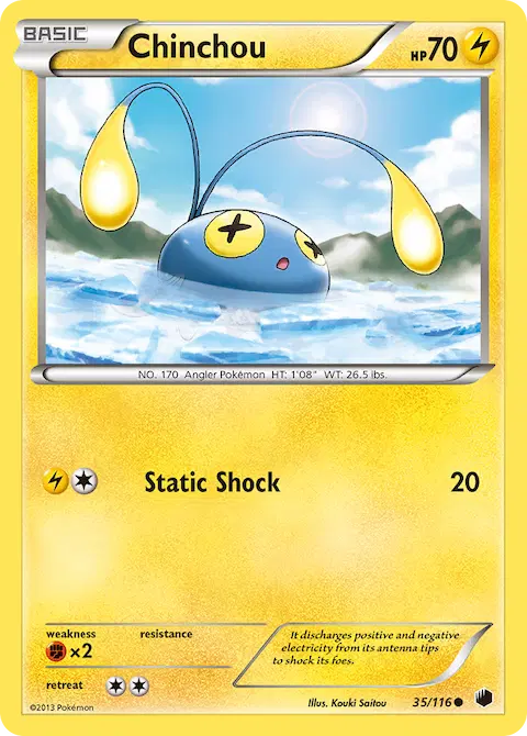Chinchou, Plasma Freeze 35/116