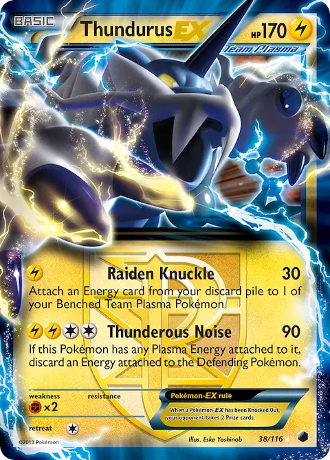 Thundurus-EX, Plasma Freeze 38/116