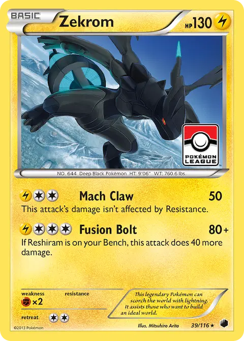 Zekrom, Plasma Freeze 39/116