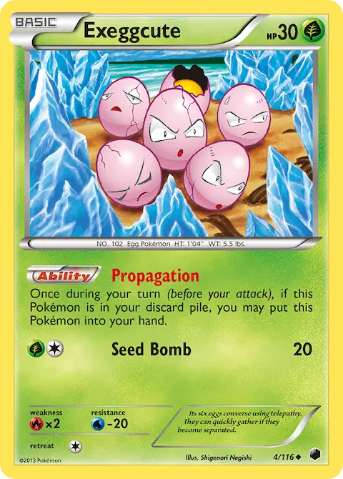Exeggcute, Plasma Freeze 4/116