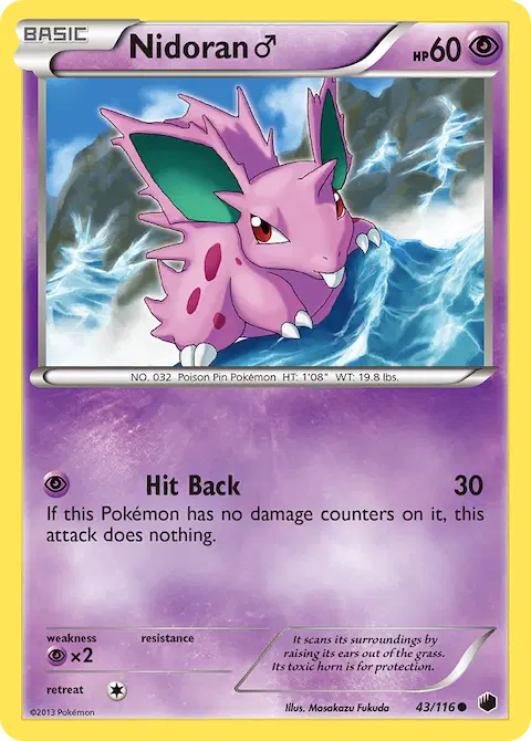 Nidoran♂, Plasma Freeze 43/116