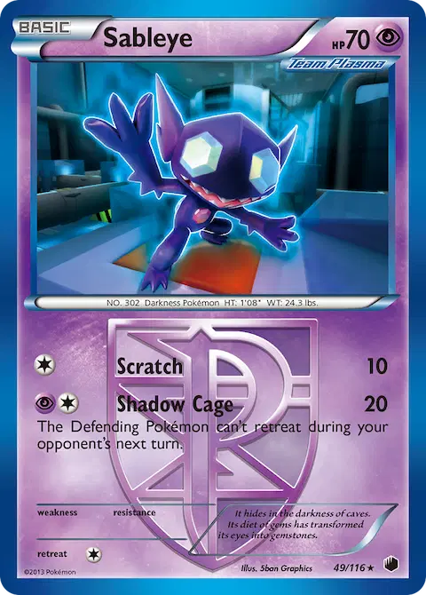 Sableye, Plasma Freeze 49/116