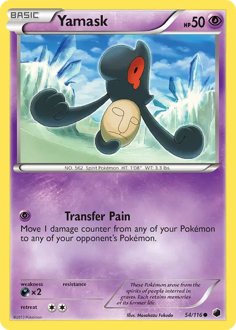 Yamask, Plasma Freeze 54/116