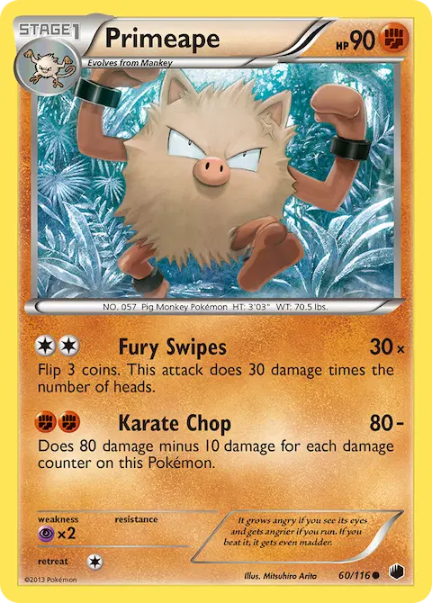 Primeape, Plasma Freeze 60/116