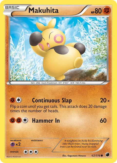 Makuhita, Plasma Freeze 62/116