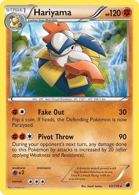 Hariyama, Plasma Freeze 63/116