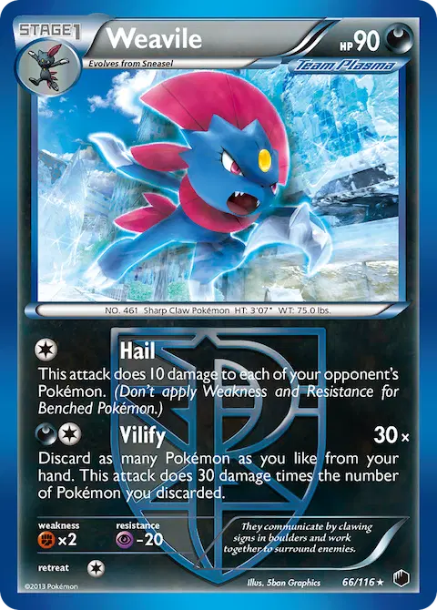 Weavile, Plasma Freeze 66/116