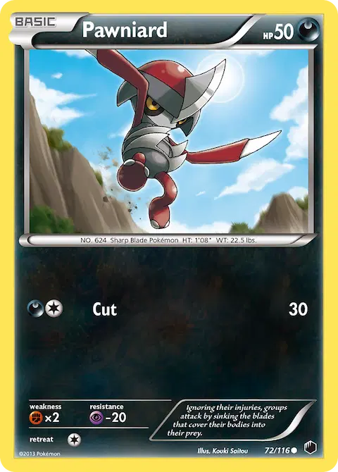 Pawniard, Plasma Freeze 72/116