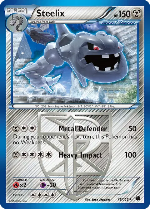 Steelix, Plasma Freeze 79/116