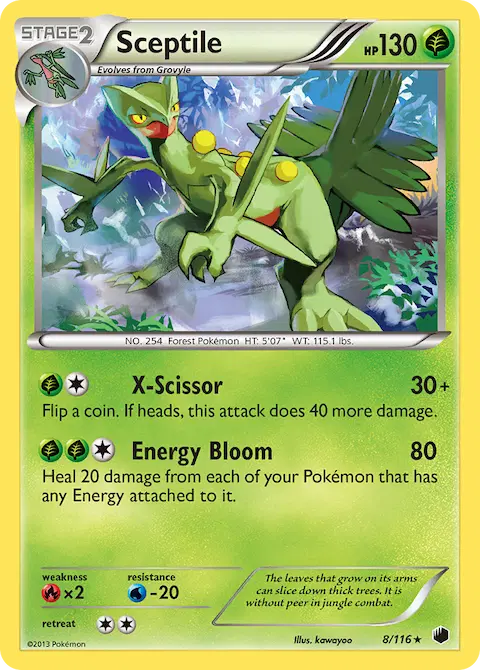 Sceptile, Plasma Freeze 8/116