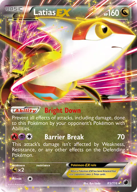 Latias-EX, Plasma Freeze 85/116
